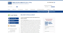 Desktop Screenshot of ellisgroupcpa.com