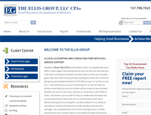 Tablet Screenshot of ellisgroupcpa.com